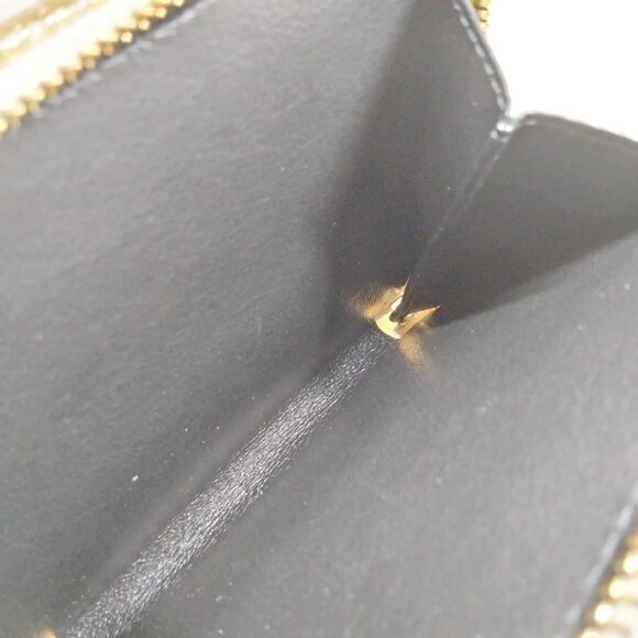 Authentic Saint Laurent Wallet Gold Leather mn302-021526 - Picture 6 of 9